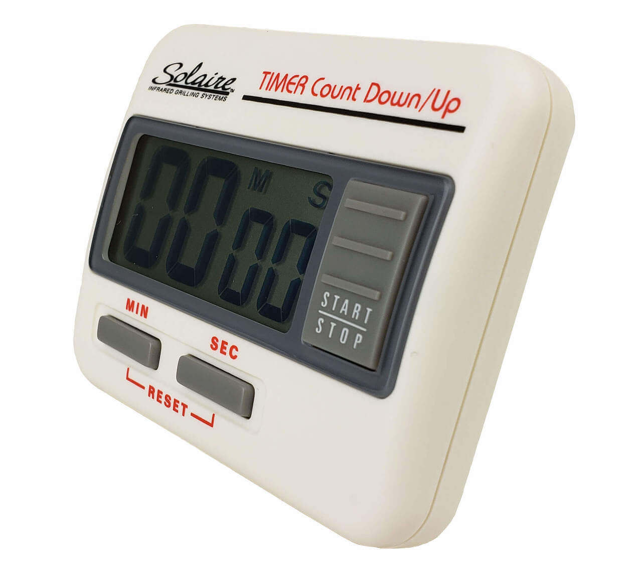Solaire digital BBQ grill timer to keep track of your cooking minutes